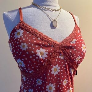 NWT Daisy Floral slip dress ( juniors)